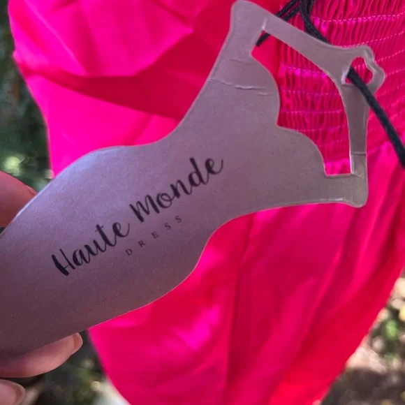 Hot pink HAUTA MONDE dress - Picture 3 of 4